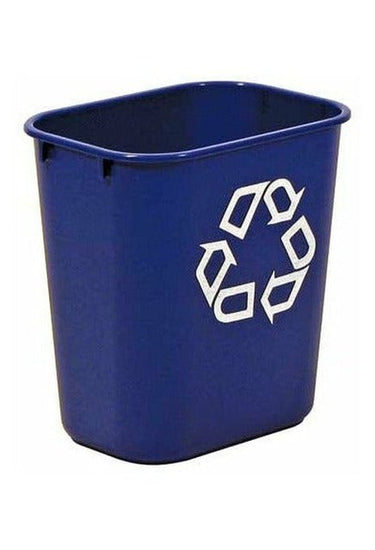 Rubbermaid - Bac de recyclage pour bureau - FG295573BLUE